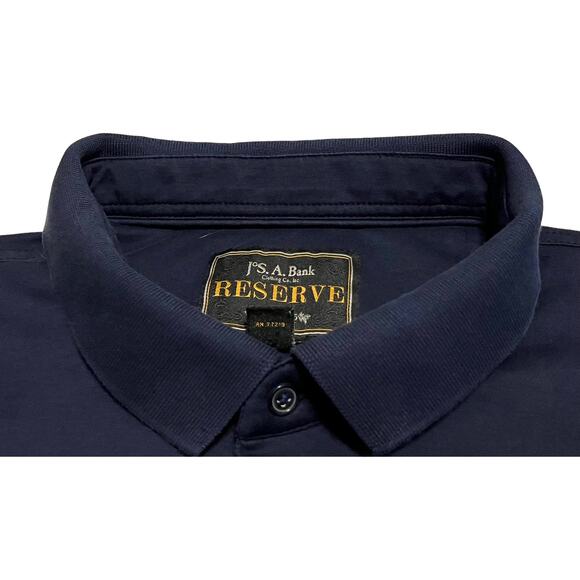 JOS. A. BANK RESERVE POLO SHIRT, MENS, XXL TRADITION FIT, NAVY BLUE, GOLF SPORTS - Picture 2 of 11